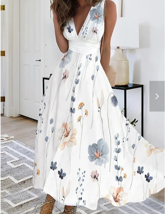 Lily | Floral Maxi Dress for Summer