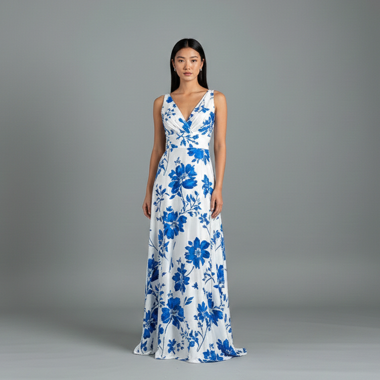 Lily | Floral Maxi Dress for Summer