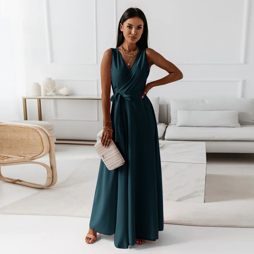 Olivia | Elegant Wrap Women’s Wedding Guest Dress