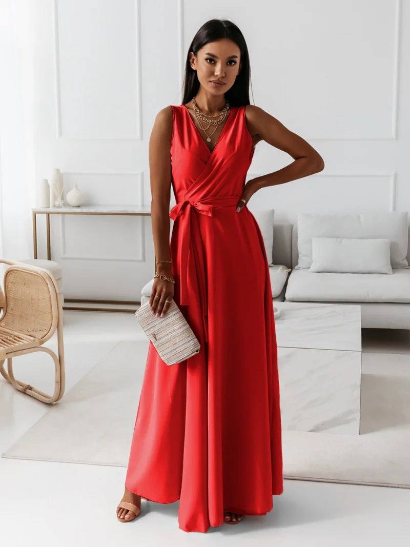 Olivia | Elegant Wrap Women’s Wedding Guest Dress