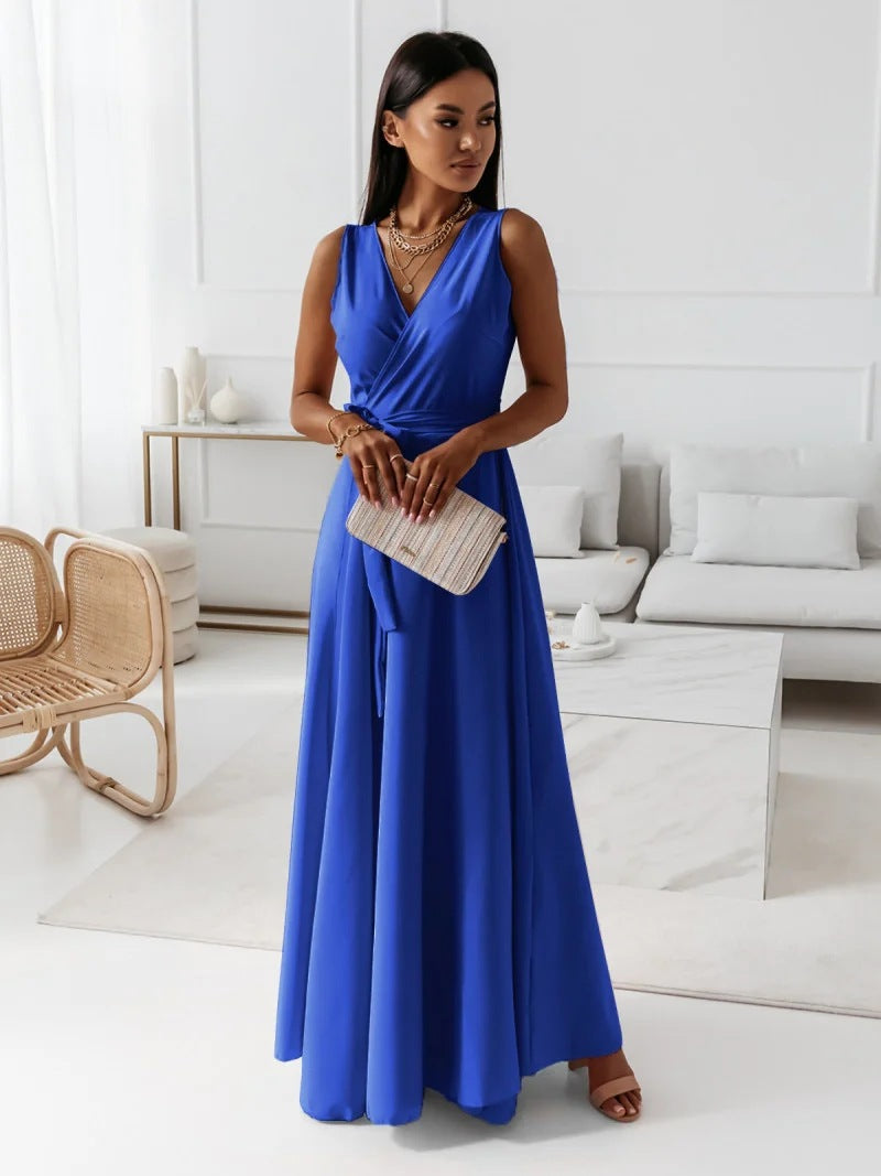 Olivia | Elegant Wrap Women’s Wedding Guest Dress